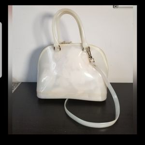 Furla Candy Bag Silicone Ivory Flawed